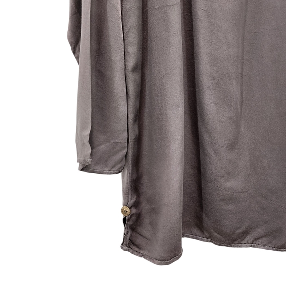 Cachaca Vintage Women's Quarter Sleeves Relaxed Fit Tunic Top - M - Picture 3 of 6